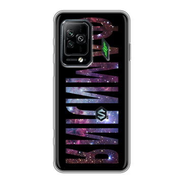 Силиконовый чехол на Xiaomi Black Shark 5 Pro с принтом ФАМИЛИЯ