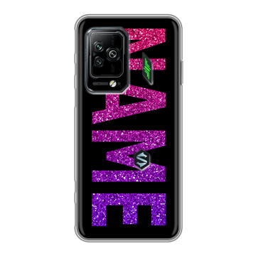 Силиконовый чехол на Xiaomi Black Shark 5 Pro с принтом NAME