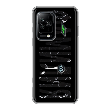 Силиконовый чехол на Xiaomi Black Shark 5 Pro с принтом ФАМИЛИЯ