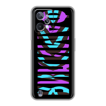Силиконовый чехол на Realme C31 с принтом ФАМИЛИЯ