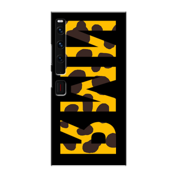 Пластиковый чехол на Huawei Mate Xs 2 с принтом ИМЯ