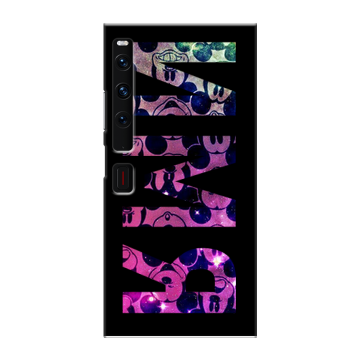 Пластиковый чехол на Huawei Mate Xs 2 с принтом ИМЯ
