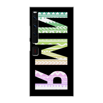 Пластиковый чехол на Huawei Mate Xs 2 с принтом ИМЯ
