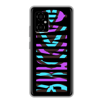 Силиконовый чехол на Xiaomi Poco M4 5G с принтом ФАМИЛИЯ