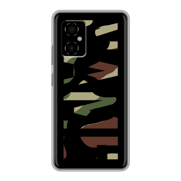 Силиконовый чехол на Xiaomi Poco M4 5G с принтом NAME
