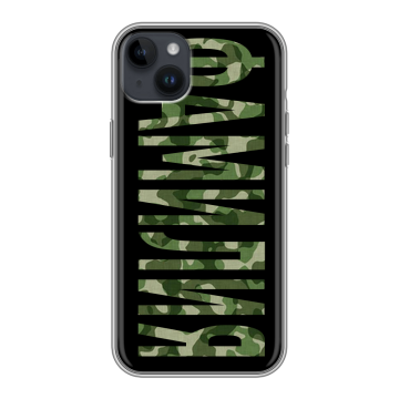 Силиконовый чехол на Iphone 14 Plus с принтом ФАМИЛИЯ