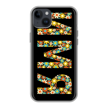 Силиконовый чехол на Iphone 14 Plus с принтом ИМЯ