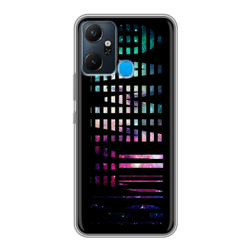 Силиконовый чехол на Infinix Smart 6 Plus с принтом ФАМИЛИЯ