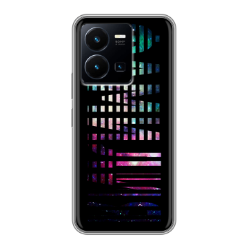 Силиконовый чехол на Vivo Y35 с принтом ФАМИЛИЯ