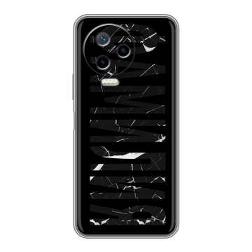 Силиконовый чехол на Infinix Note 12 Pro с принтом ФАМИЛИЯ