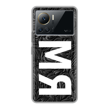 Силиконовый чехол на Infinix Note 12 VIP с принтом ИМЯ