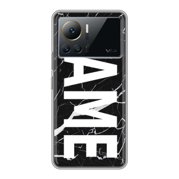 Силиконовый чехол на Infinix Note 12 VIP с принтом NAME