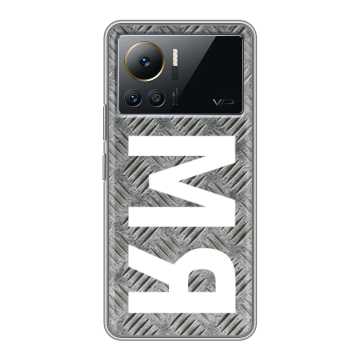 Силиконовый чехол на Infinix Note 12 VIP с принтом ИМЯ