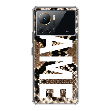 Силиконовый чехол на Infinix Note 12 VIP с принтом NAME