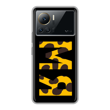 Силиконовый чехол на Infinix Note 12 VIP с принтом ИМЯ