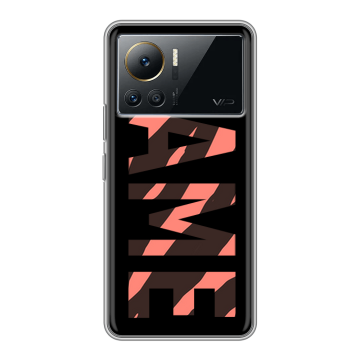 Силиконовый чехол на Infinix Note 12 VIP с принтом NAME