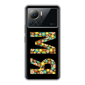 Силиконовый чехол на Infinix Note 12 VIP с принтом ИМЯ