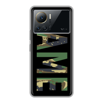 Силиконовый чехол на Infinix Note 12 VIP с принтом NAME