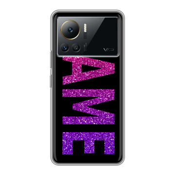 Силиконовый чехол на Infinix Note 12 VIP с принтом NAME