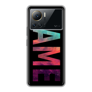 Силиконовый чехол на Infinix Note 12 VIP с принтом NAME