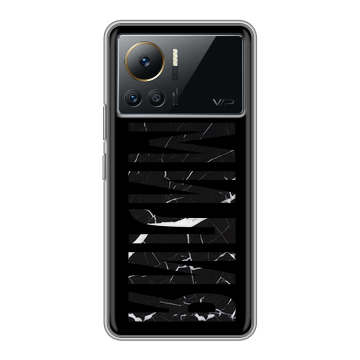 Силиконовый чехол на Infinix Note 12 VIP с принтом ФАМИЛИЯ