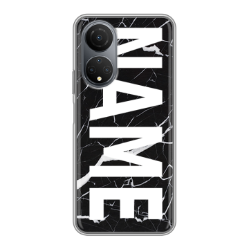 Силиконовый чехол на Huawei Honor X7 с принтом NAME