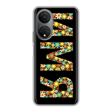 Силиконовый чехол на Huawei Honor X7 с принтом ИМЯ