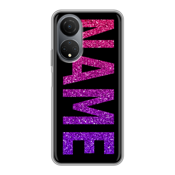 Силиконовый чехол на Huawei Honor X7 с принтом NAME