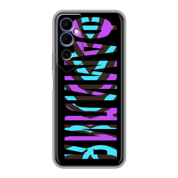 Силиконовый чехол на Tecno Pova Neo 2 с принтом ФАМИЛИЯ
