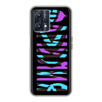 Силиконовый чехол на Realme 9 5G с принтом ФАМИЛИЯ