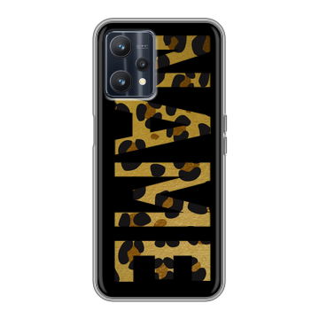 Силиконовый чехол на Realme 9 5G с принтом NAME