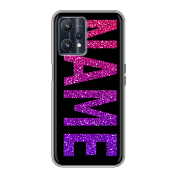 Силиконовый чехол на Realme 9 5G с принтом NAME
