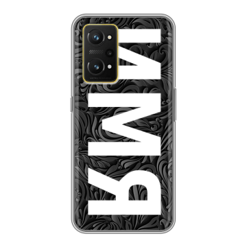 Силиконовый чехол на Realme GT Neo 3T с принтом ИМЯ
