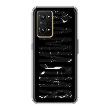 Силиконовый чехол на Realme GT Neo 3T с принтом ФАМИЛИЯ