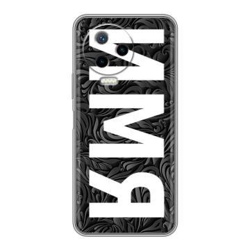Силиконовый чехол на Infinix Note 12 2023 G99 с принтом ИМЯ