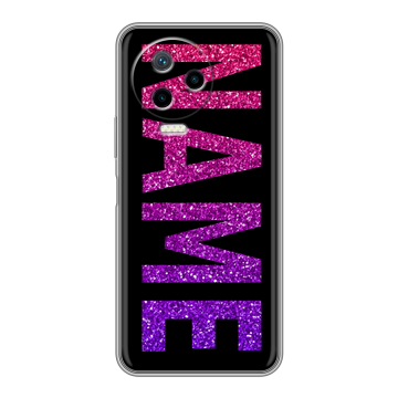Силиконовый чехол на Infinix Note 12 2023 G99 с принтом NAME