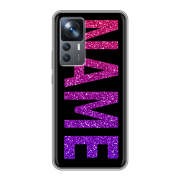 Силиконовый чехол на Xiaomi 12T с принтом NAME