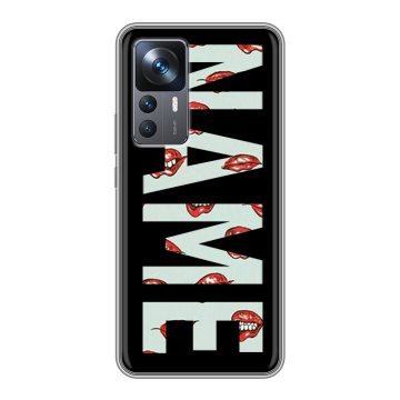 Силиконовый чехол на Xiaomi 12T с принтом NAME