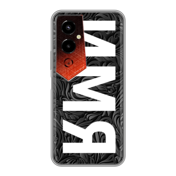 Силиконовый чехол на Tecno Pova 4 Pro с принтом ИМЯ