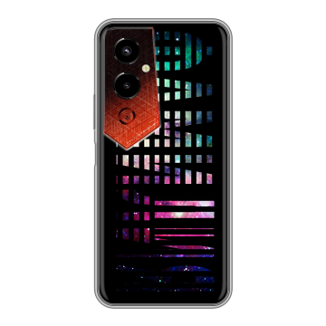 Силиконовый чехол на Tecno Pova 4 Pro с принтом ФАМИЛИЯ