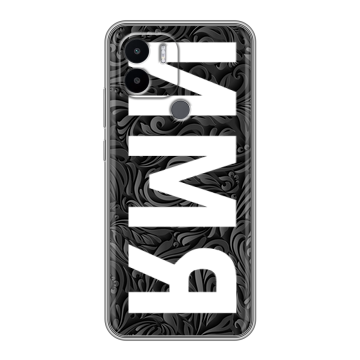 Силиконовый чехол на Xiaomi Redmi A1 Plus с принтом ИМЯ