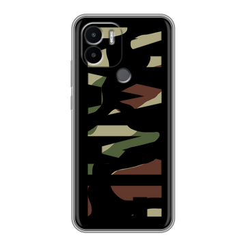 Силиконовый чехол на Xiaomi Redmi A1 Plus с принтом NAME