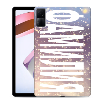 Силиконовый чехол на Xiaomi RedMi Pad с принтом ФАМИЛИЯ