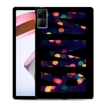 Силиконовый чехол на Xiaomi RedMi Pad с принтом ИМЯ