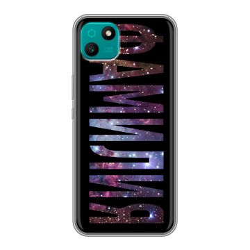 Силиконовый чехол на Wiko T10 с принтом ФАМИЛИЯ