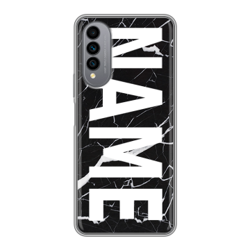 Силиконовый чехол на Wiko T50 с принтом NAME