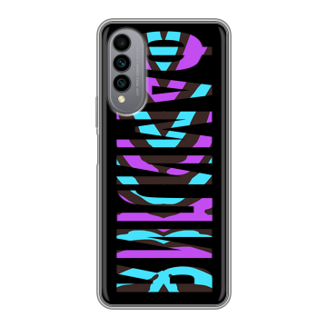 Силиконовый чехол на Wiko T50 с принтом ФАМИЛИЯ