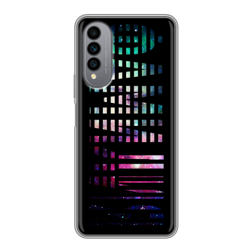 Силиконовый чехол на Wiko T50 с принтом ФАМИЛИЯ