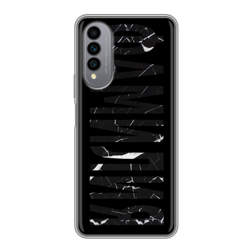 Силиконовый чехол на Wiko T50 с принтом ФАМИЛИЯ