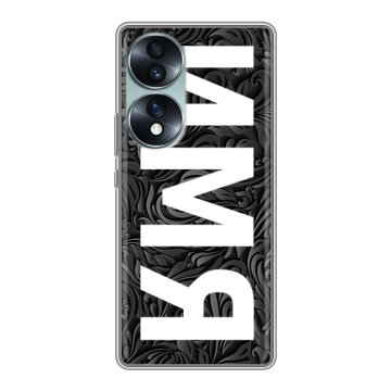 Силиконовый чехол на Huawei Honor 70 с принтом ИМЯ